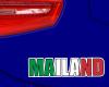 Mailand Schriftzug Autoaufkleber Aufkleber
