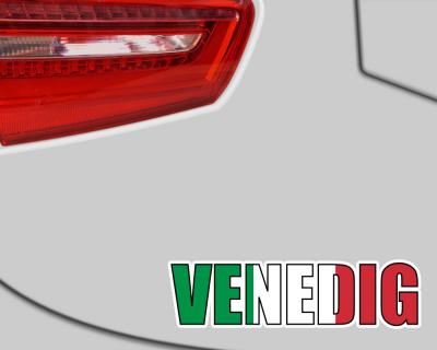 Venedig Schriftzug Autoaufkleber Aufkleber