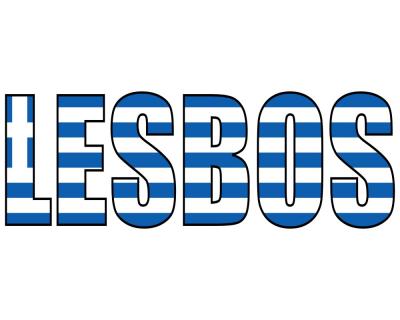 Lesbos Schriftzug Autoaufkleber - Ansicht 1