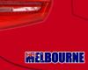 Melbourne Schriftzug Skyline Autoaufkleber Aufkleber
