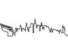 New York Skyline Silhouette Wandtattoo Wandtattoo