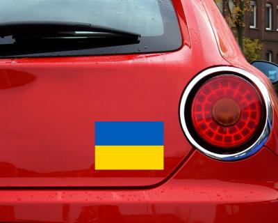 Ukraine Flagge Aufkleber Autoaufkleber